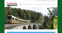Desktop Screenshot of frankenfels.at