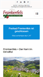 Mobile Screenshot of frankenfels.at